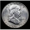 Image 2 : 1948-d Franklin Half Dollar 50c Grades UNC FBL