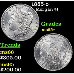 1885-o Morgan Dollar $1 Grades GEM+ Unc