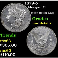 1879-o Morgan Dollar $1 Grades Unc Details