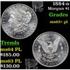 Image 1 : 1884-o Morgan Dollar $1 Grades Select Unc+ PL