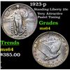 Image 1 : 1923-p Standing Liberty Quarter 25c Grades Choice Unc