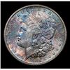 Image 2 : 1881-s Colorfully Toned Morgan Dollar $1 Grades GEM Unc