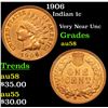 Image 1 : 1906 Indian Cent 1c Grades Choice AU/BU Slider