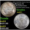Image 1 : 1884-o Colorfully Toned /o Vam 12 Morgan Dollar $1 Grades Select+ Unc