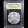 Image 2 : 1991-d Korean War Modern Commem Dollar $1 Graded ms70, Perfection By USCG