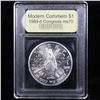 Image 2 : 1989-d Congress Modern Commem Dollar $1 Graded ms70, Perfection By USCG
