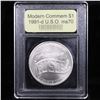 Image 2 : 1991-d USO Modern Commem Dollar $1 Graded ms70, Perfection By USCG