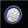 Image 2 : Buffalo Nickel Shotgun Roll in Old Bank Style 'Bell Telephone'  Wrapper 1919 & d Mint Ends Grades