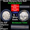Image 1 : Buffalo Nickel Shotgun Roll in Old Bank Style 'Bell Telephone'  Wrapper 1926 & s Mint Ends Grades