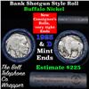 Image 1 : Buffalo Nickel Shotgun Roll in Old Bank Style 'Bell Telephone'  Wrapper 1923 & d Mint Ends Grades