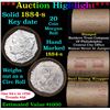 Image 1 : ***Auction Highlight*** Full solid Key date 1884-s Morgan silver dollar roll, 20 coins (fc)