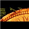 Image 8 : ***Auction Highlight*** 1901 Mint Error 'Broken Collar' Indian Cent 1c Graded Gem+ Unc RB BY USCG (f
