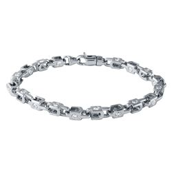 3.43 CTW Diamond Bracelet 14K White Gold - REF-364F8N