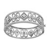 Image 1 : 2.38 CTW Diamond Bangle 18K White Gold - REF-459H8M