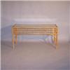 Image 1 : vintage rattan console/table, reed #1126730