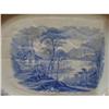 Image 1 : "Lucern" well & tree footed platter JWP Blue #1127051