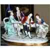 Image 1 : DRESDEN Figural MUSICAL Group ANTIQUE #1127086