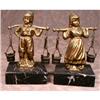 Image 1 : Bronze DUTCH Boy & Girl BELGIUM Antique #1127091