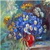 "Cornflowers" oil in impressionism style #1137913