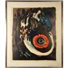 Hideo Yoshihara S/N Lithograph, Red Flower, #1137949
