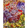 Amos Yaskil S/N Lithograph, Roosters  #1138000