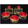 Image 1 : Antique Glass and  Enamel Vanity Set #1138595