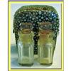 Image 1 : 2 PERFUME BOTTLES IN FITTED SHAGREEN CASE 19C #1138638