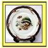 Image 1 : LIMOGES SEVRES PLATE HANDPAINTED FISH & FRUIT #1138640