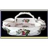 Image 1 : ENGLISH BONE CHINA STRAWBERRY SERVER BASKET #1138651