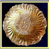 Image 1 : MEISSEN DEEP MOULDED GOLD BOWL CENTERPIECE #1138678