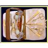 Image 1 : GOLD MANICURE SET w DEVILBISS PERFUME BOTTLES #1138717