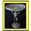 Image 1 : AMERICAN FIGURE SLAVE SILVER P w CUT GLASS BOWL#1138724