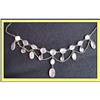 Image 1 : EDWARDIAN FESTOON MOONSTONE & SILVER NECKLACE #1138731