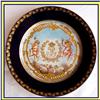 PR SEVRES CABINET PLATES 1846 CHERUB  COBALT #1138743