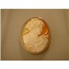 Brooch  Cameo  Gold 14ct. white gold circa #1162847
