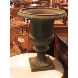 Pair of French Cast-Iron Plant Urns #1162906