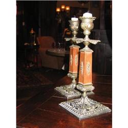 Pair of French Second Empire Candlesticks #1162911