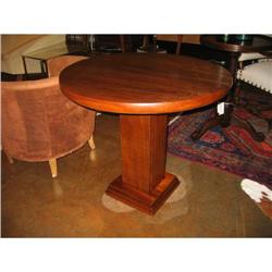 French Art Deco Walnut Gueridon #1162920