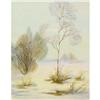 "Winter landscape" beautiful watercolor #1163087