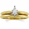 Image 1 :  14k MARQUISE DIAMOND ENGAGEMENT RING #1163246