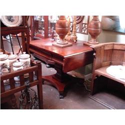 NEW PRICE Dropsied Mahogany Library Table with #1163316