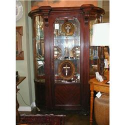 NEW PRICE Half  round china cabinet #1163318