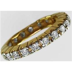 1.00 ct Diamond Eternity Ring Certified VS 14kt#1163333