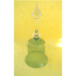 19th CENTURY GREEN GLASS RINGER #1163337