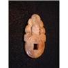 Ancient yellow jade carving pendant #1163457