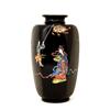 Lg Old Japanese Satsuma Kutani Figurine Vase Sg#1163486