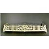 Antique Cast Iron Fireplace Fender Rococo #1163554