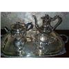 Image 1 : GRAND 4 PC SILVER -RIDEAU PLATE TEA/COFFEE SET #1163670