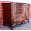 Image 1 : 19c George III Serpentine Front Commode Dresser#1163774