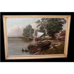 Albert Nemethy Marine Shore Oil Painting Listed#1163802